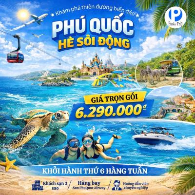 Tour Phú Quốc 3 Ngày 2 Đêm và 4N3Đ - Đang Khuyến Mãi