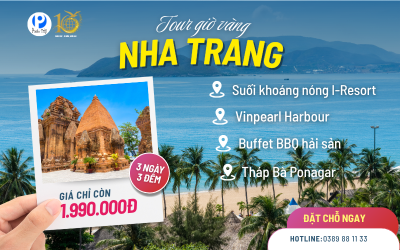 Tour Tri Ân Nha Trang 3N3Đ | Tour Ngày Vàng – Ưu Đãi Du Lịch Cuối Năm