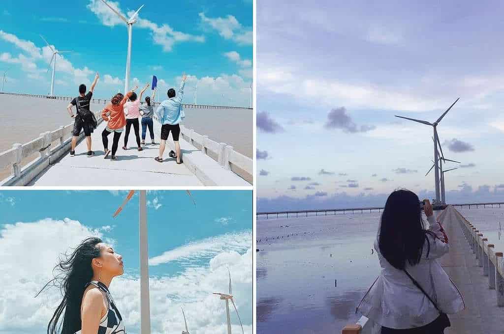 Cánh đồng điện gió Bạc Liêu