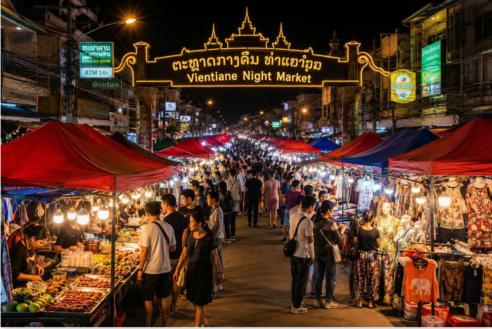 Check In Ẩm Thực Đường Phố Lào