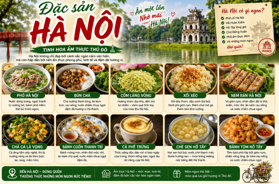 Du Lịch Hà Nội 1 ngày - Khám phá thủ đô ngàn năm văn hiến