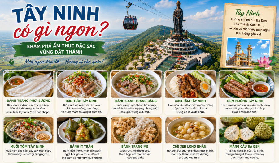 Du lịch Tây Ninh - Vẻ đẹp núi non và văn hóa tâm linh