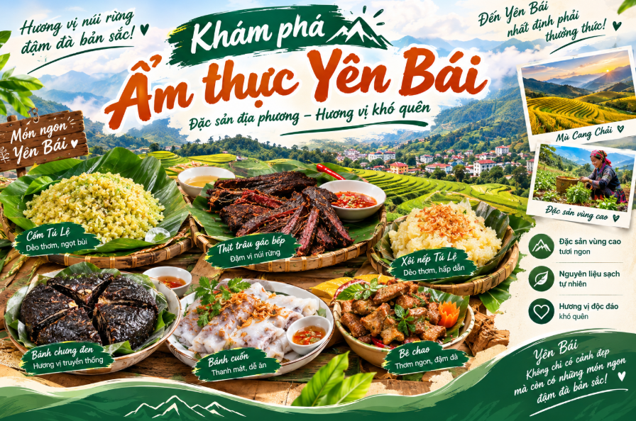 Khám phá du lịch Yên Bái - Vùng đất núi rừng hùng vĩ